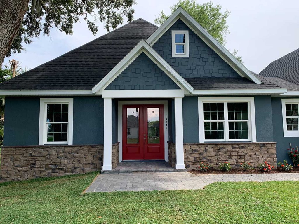 Shingle Roof Built by Davis Roofing and Restoration